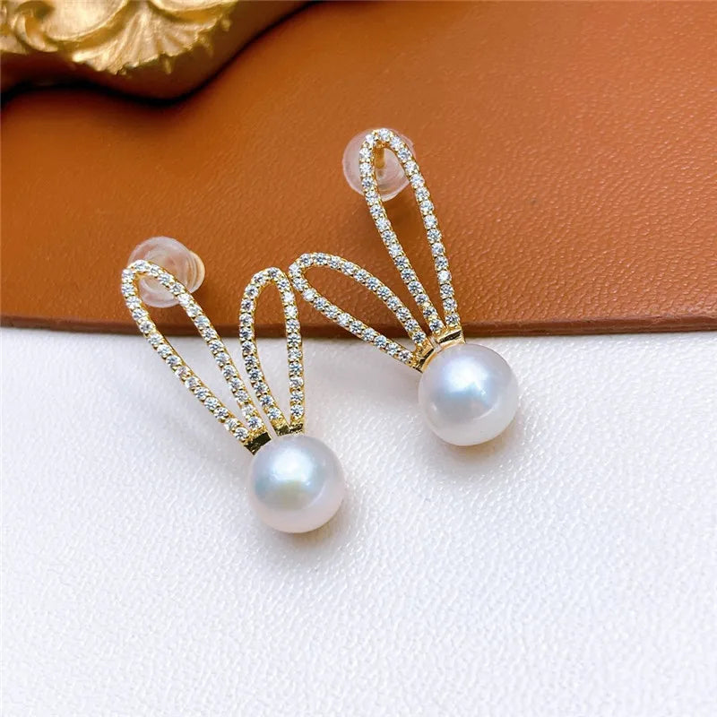 Adorable Rabbit Alloy Jewelry Embellished With Imitation Pearl - Magada Store 